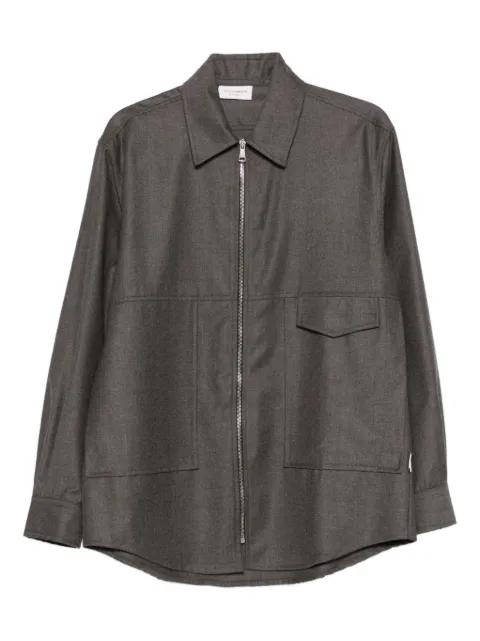 zip pocket shirt jacket by YES LONDON