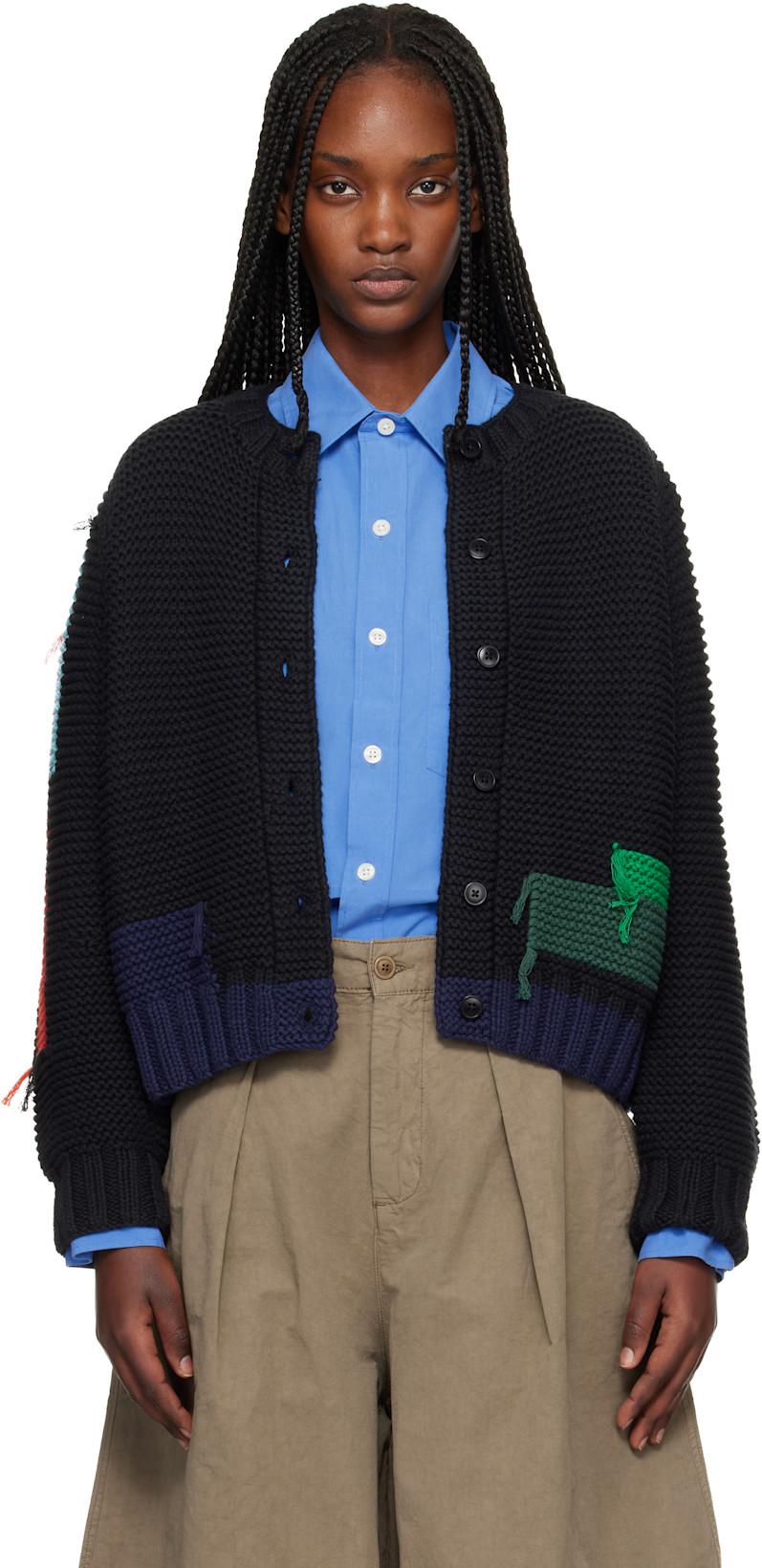 Black Atomic Cardigan by YMC