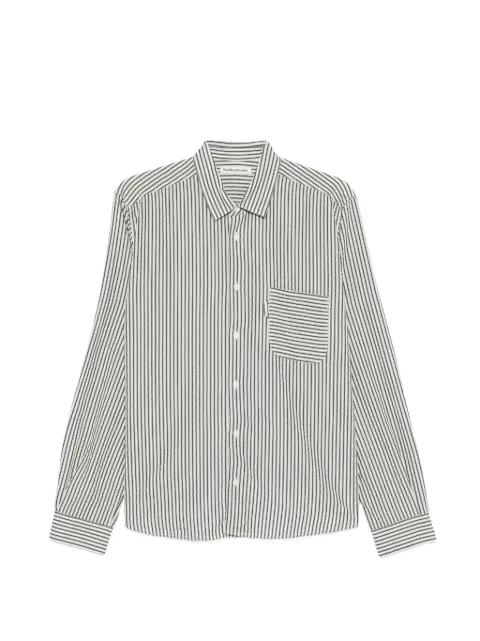 Curtis striped chest-pocket shirt by YMC