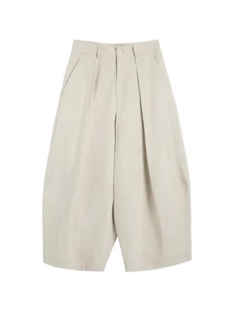 Deadbeat pleated deadbeat trousers by YMC