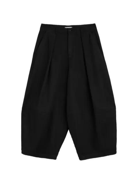 Earth Deadbeat wide-leg pleated trousers by YMC