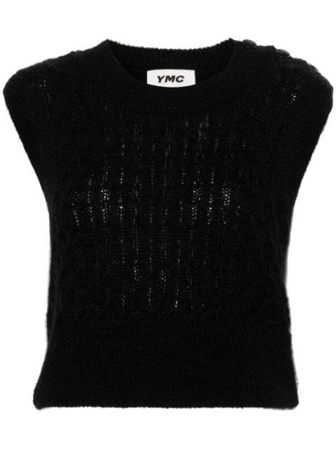 Farrow cable-knit vest by YMC