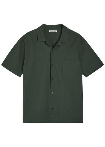 Malick textured stretch-cotton shirt by YMC