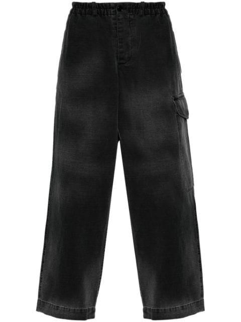 Military tapered jeans by YMC
