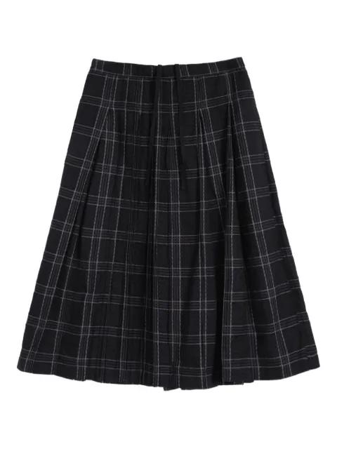 Rosetta plaid skirt by YMC