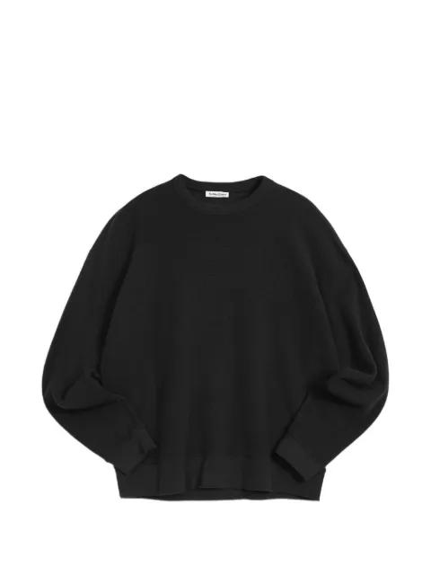 Versatile crew-neck waffle sweatshirt by YMC