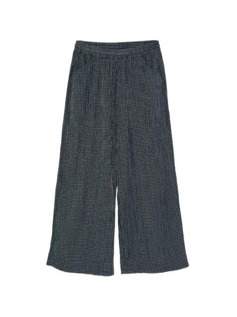 pocket checked trousers by YMC
