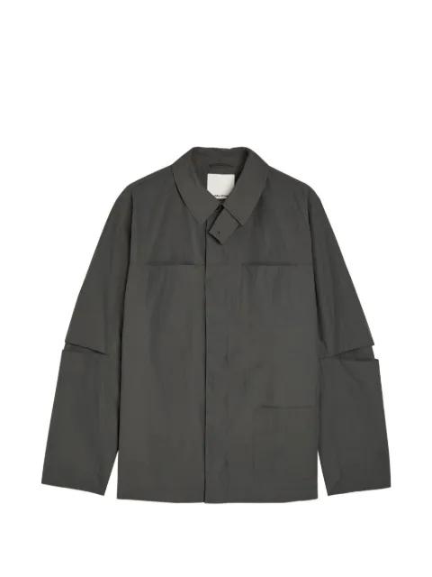 point-collar shirt jacket by YMC