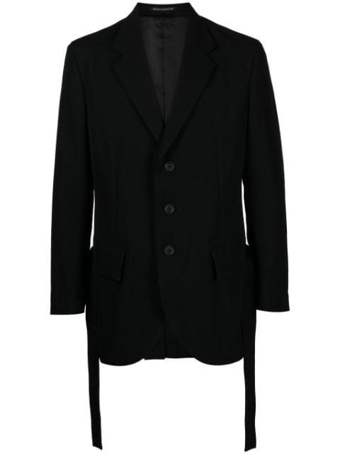 Army Gabardine pleated blazer by YOHJI YAMAMOTO