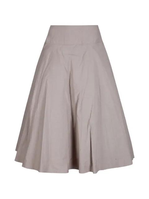 C/Li poplin midi skirt by YOHJI YAMAMOTO