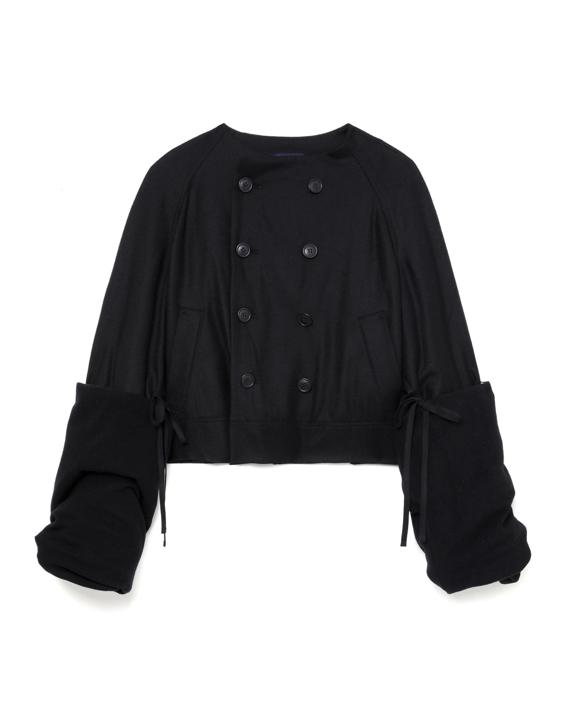 Double breasted ribbon jacket by YOHJI YAMAMOTO