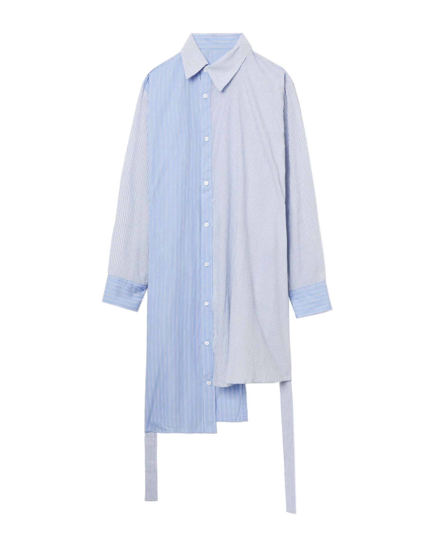 Elongated asymmetric shirt by YOHJI YAMAMOTO