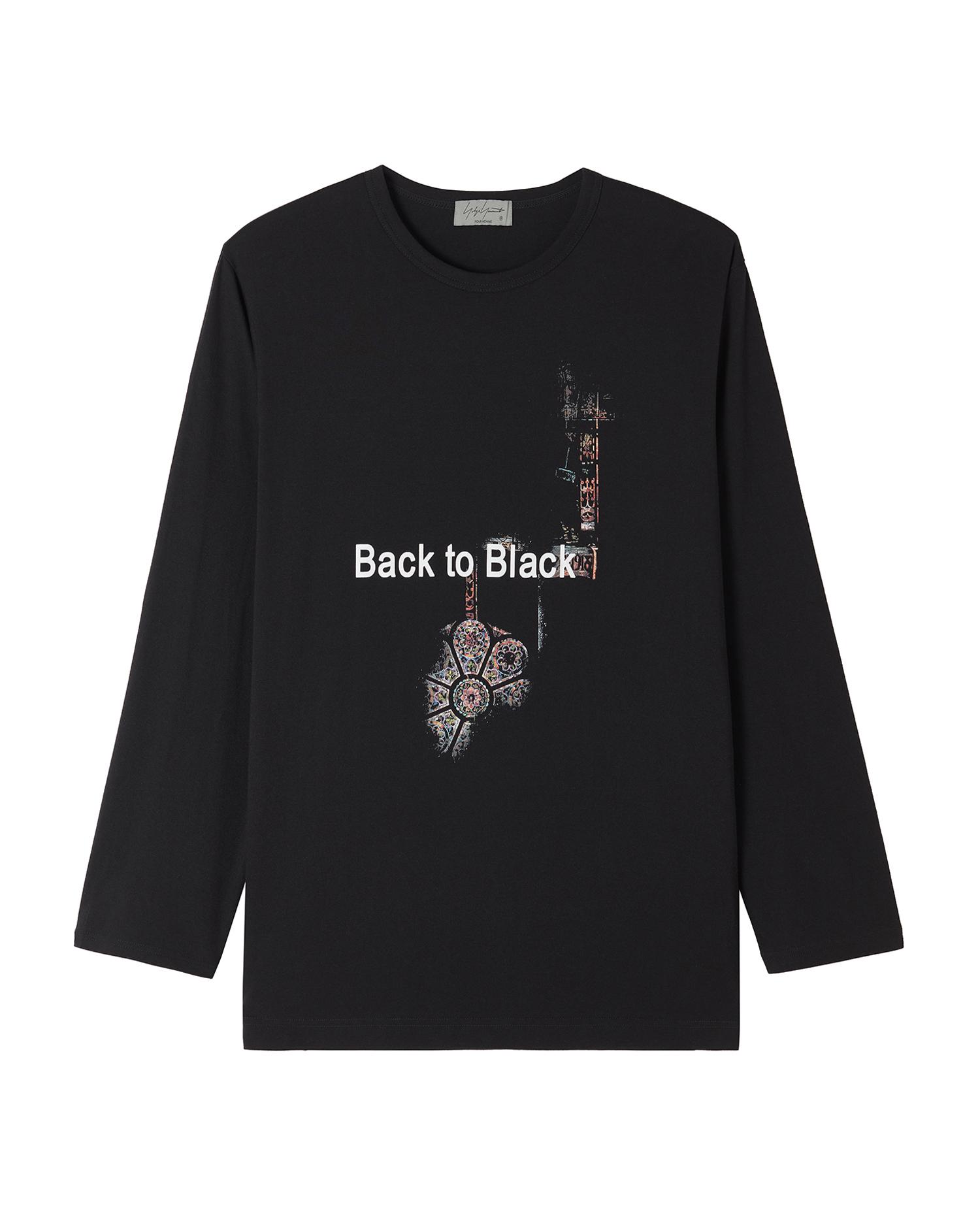 Graphic long sleeve tee by YOHJI YAMAMOTO