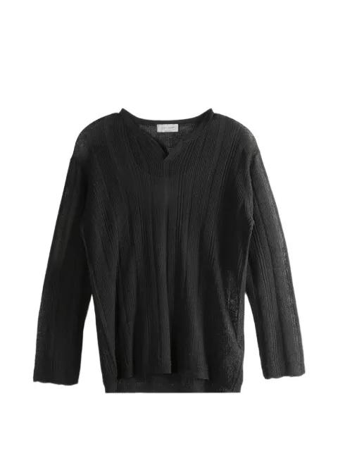 Henry V-neck T-shirt by YOHJI YAMAMOTO