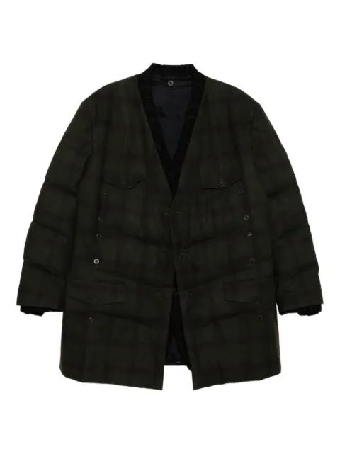 Madras-check blazer by YOHJI YAMAMOTO