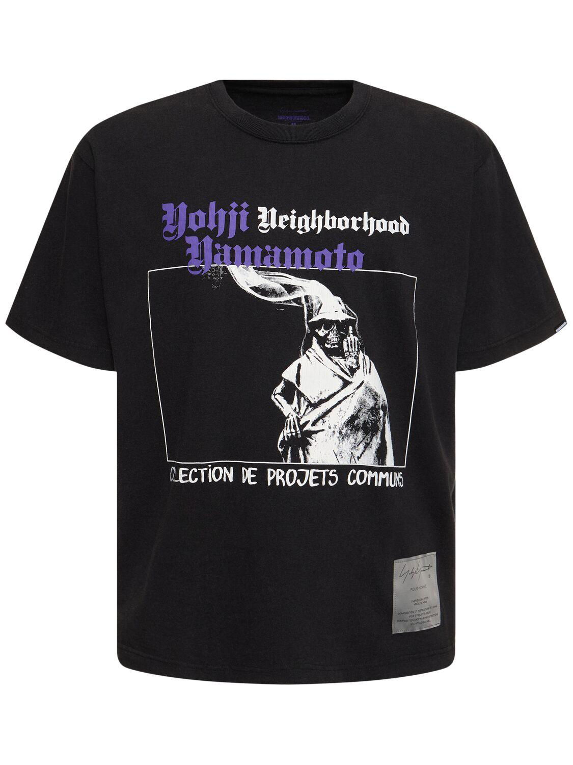 Neighborhood X Yohji Cotton T-shirt by YOHJI YAMAMOTO