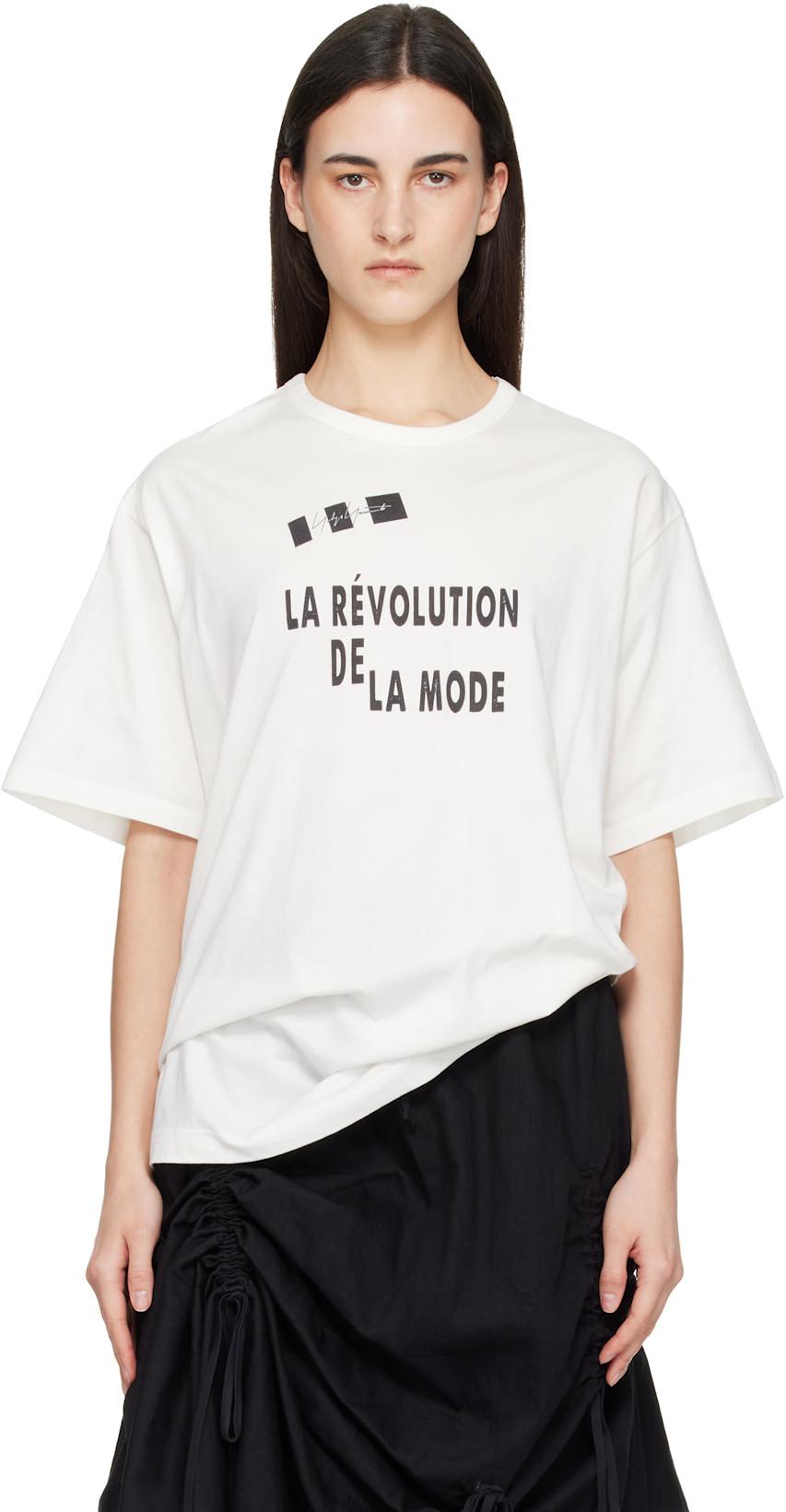 Off-White 'La Révolution' Short Sleeve T-shirt by YOHJI YAMAMOTO