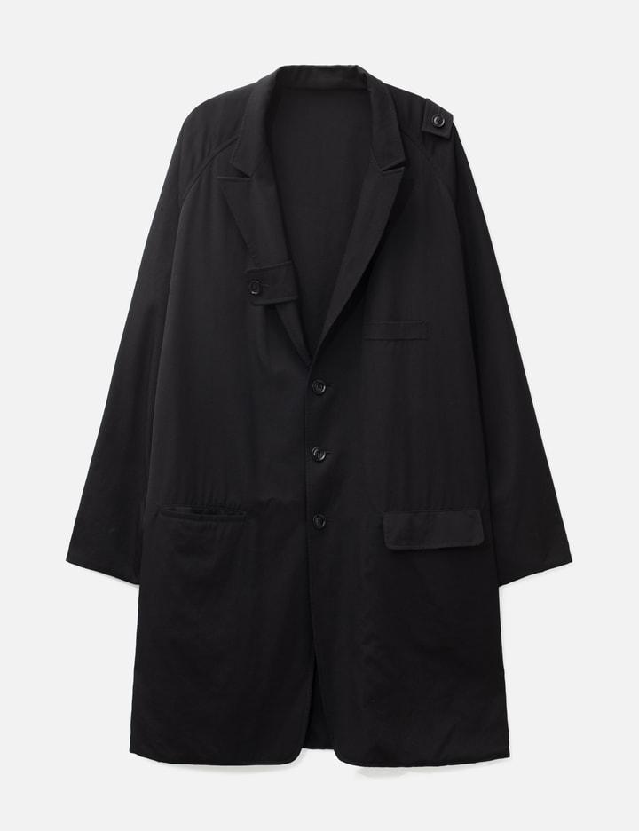 Oversized Reversible Wool Jacket by YOHJI YAMAMOTO