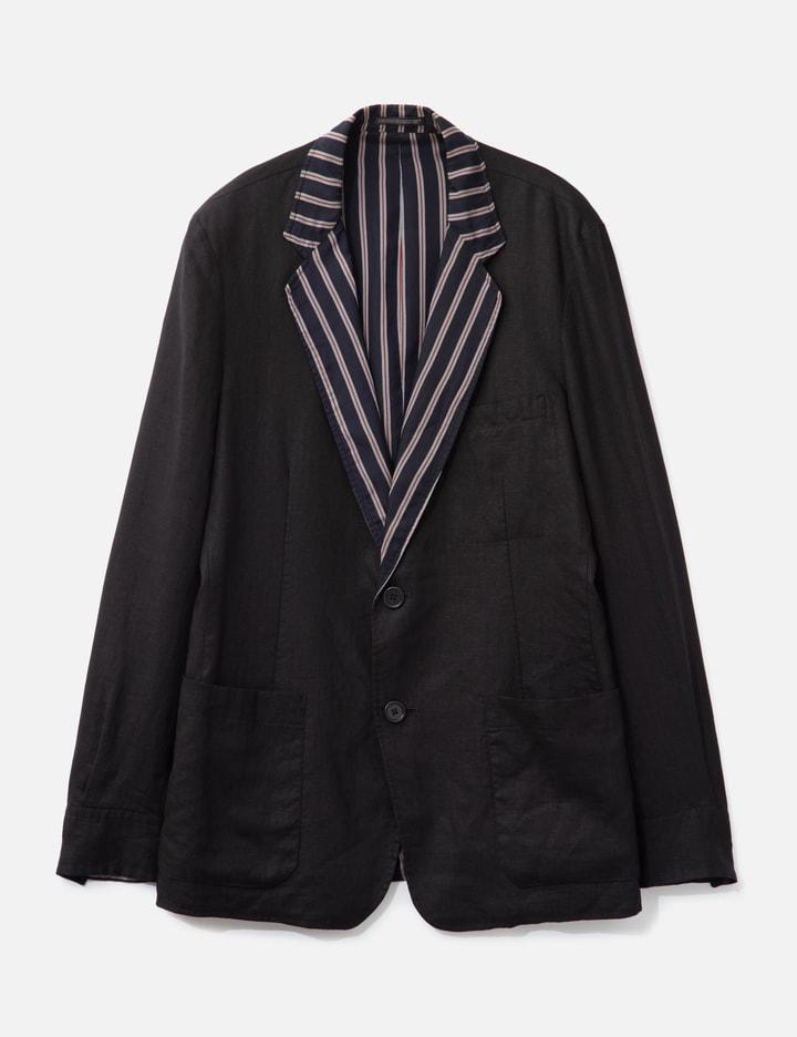Stripe Lapel Blazer by YOHJI YAMAMOTO