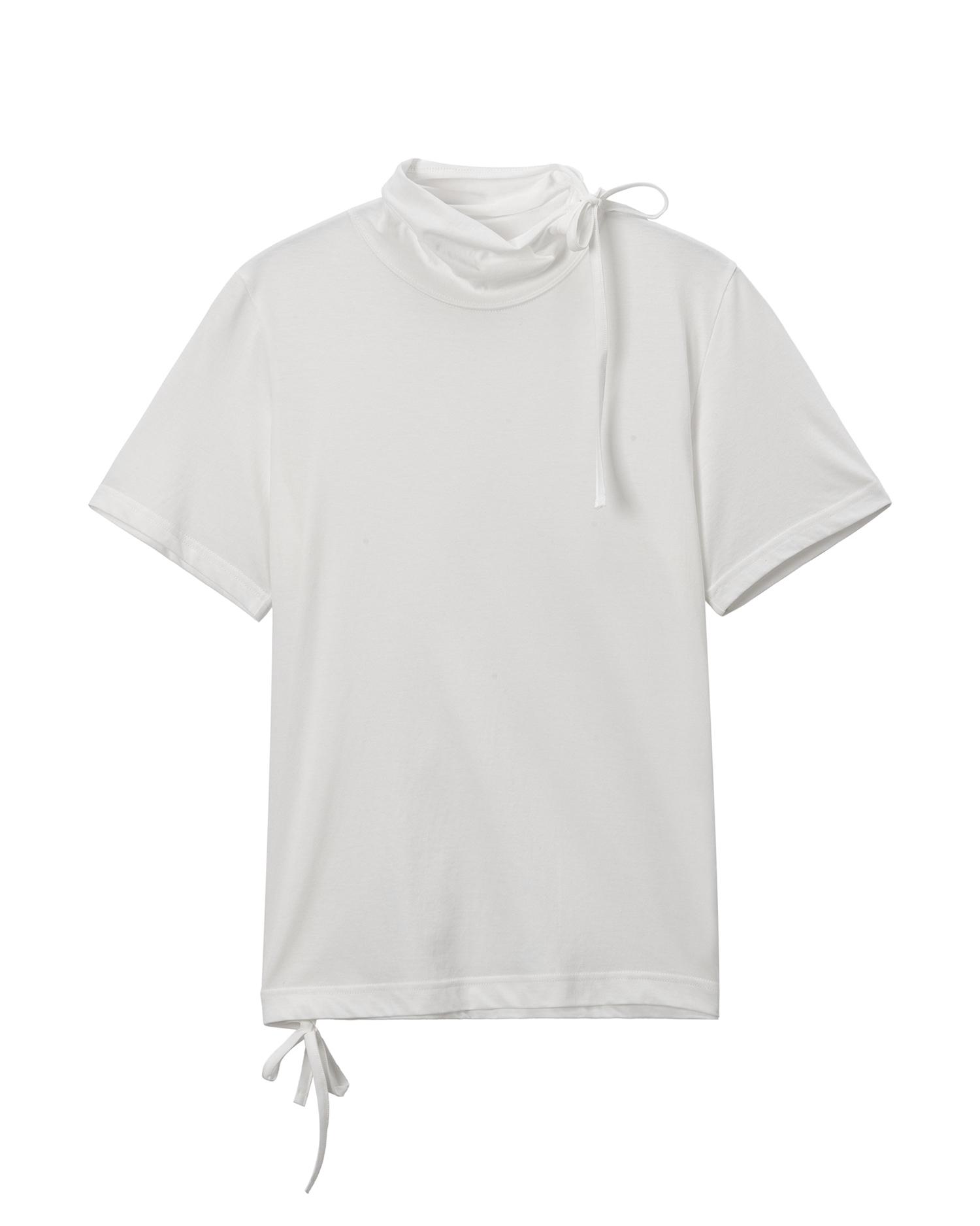 Tie-neck tee by YOHJI YAMAMOTO