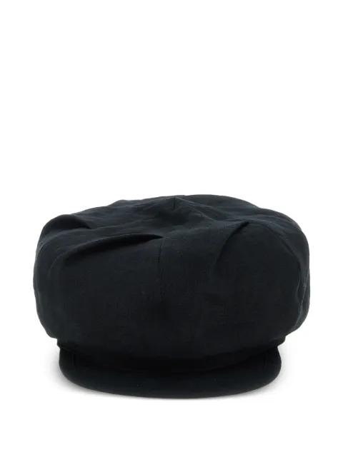 Tuck Casquette linen cap by YOHJI YAMAMOTO