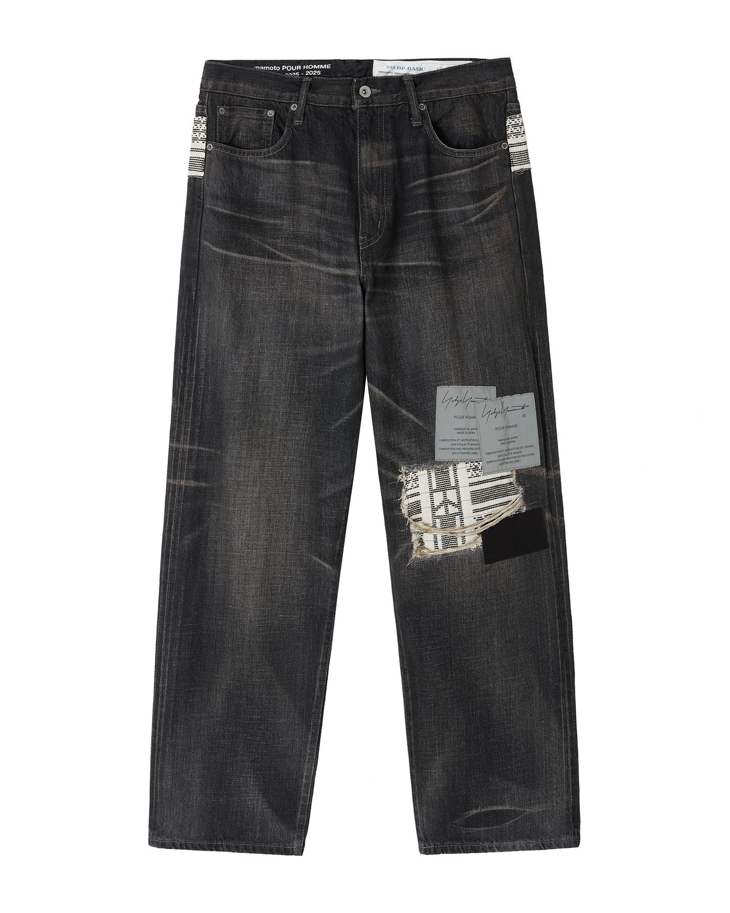 X Neighborhood patchwork jeans by YOHJI YAMAMOTO