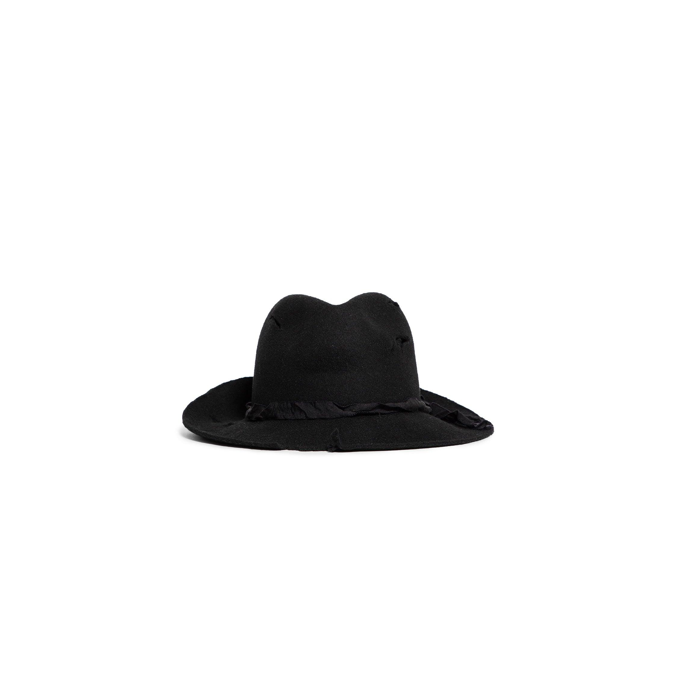YOHJI YAMAMOTO MAN BLACK HATS by YOHJI YAMAMOTO