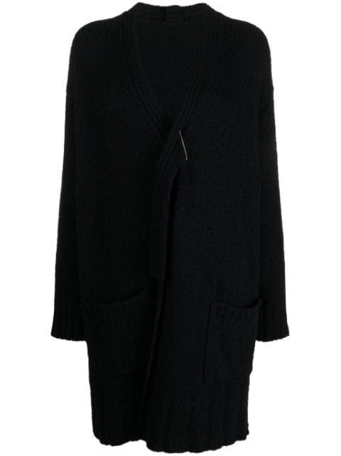asymmetric V-neck cardi-coat by YOHJI YAMAMOTO
