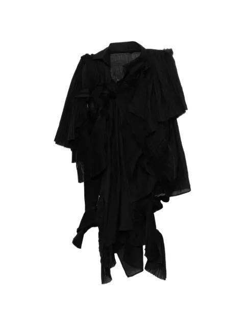 asymmetric blouse by YOHJI YAMAMOTO