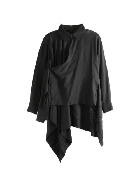 asymmetric handkerchief-hem shirt by YOHJI YAMAMOTO