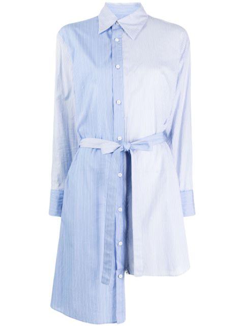 asymmetric-hem cotton shirt by YOHJI YAMAMOTO