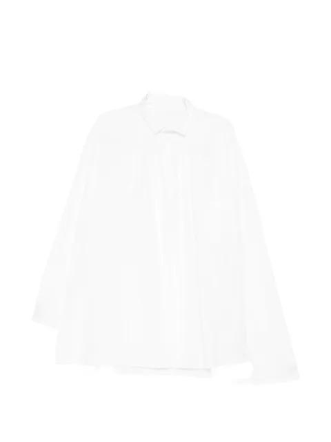 asymmetric-hem layered shirt by YOHJI YAMAMOTO