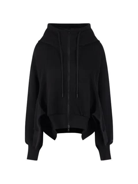 asymmetric hoodie by YOHJI YAMAMOTO