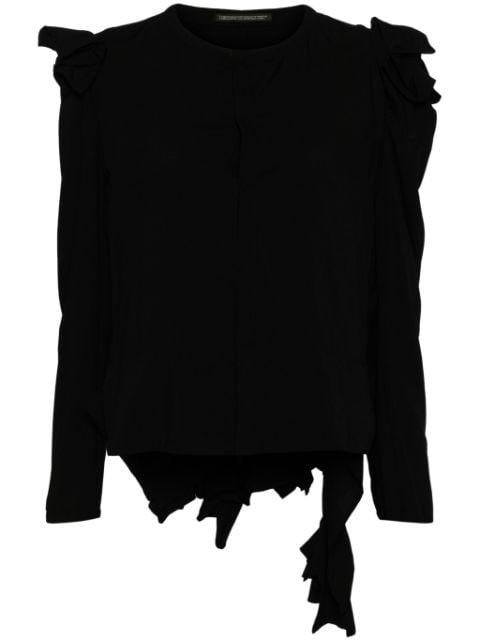 asymmetric long-sleeve top by YOHJI YAMAMOTO