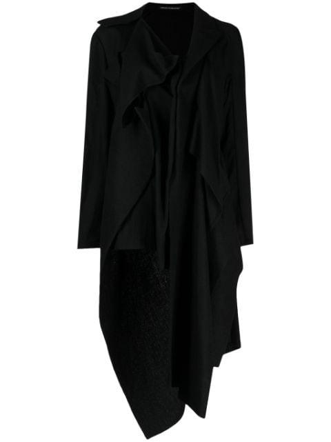 asymmetric wool jacket by YOHJI YAMAMOTO