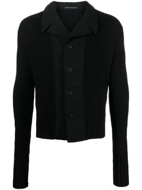 blazer-style wool cardigan by YOHJI YAMAMOTO