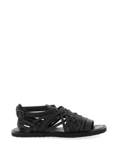 braided leather sandals by YOHJI YAMAMOTO