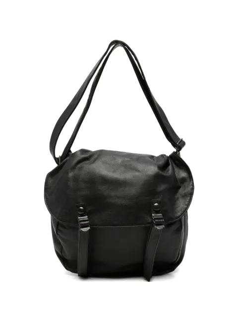 buckle-fastening leather tote bag by YOHJI YAMAMOTO