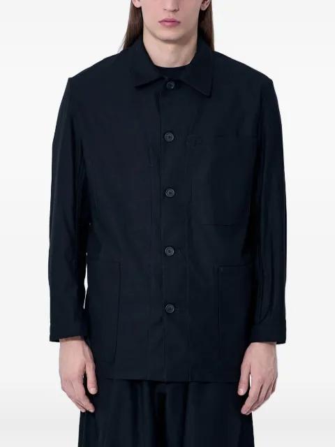 button-down shirt jacket by YOHJI YAMAMOTO
