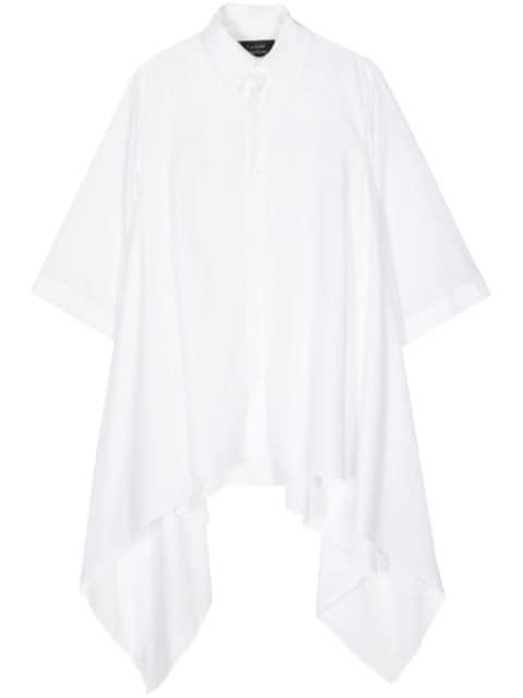 button-fastening asymmetric top by YOHJI YAMAMOTO