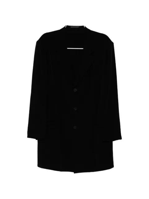 buttoned-cuffs blazer by YOHJI YAMAMOTO