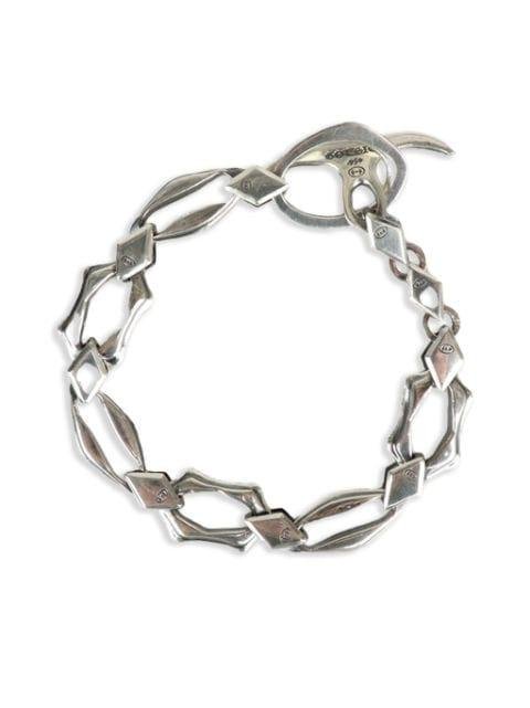 cable-link silver bracelet by YOHJI YAMAMOTO