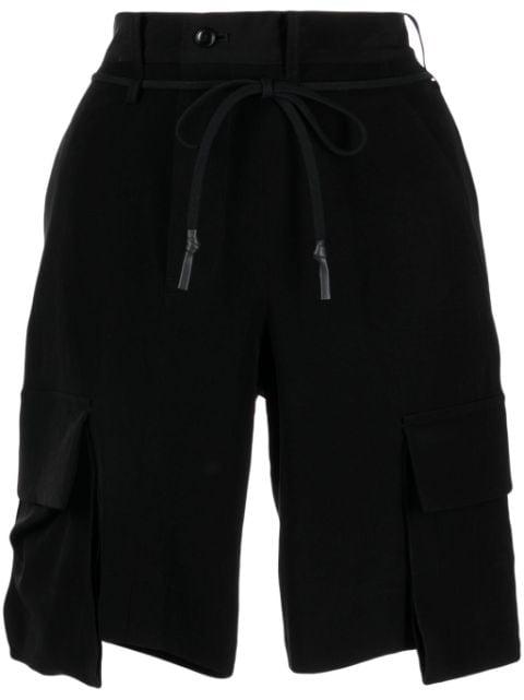 cargo-pocket cotton shorts by YOHJI YAMAMOTO
