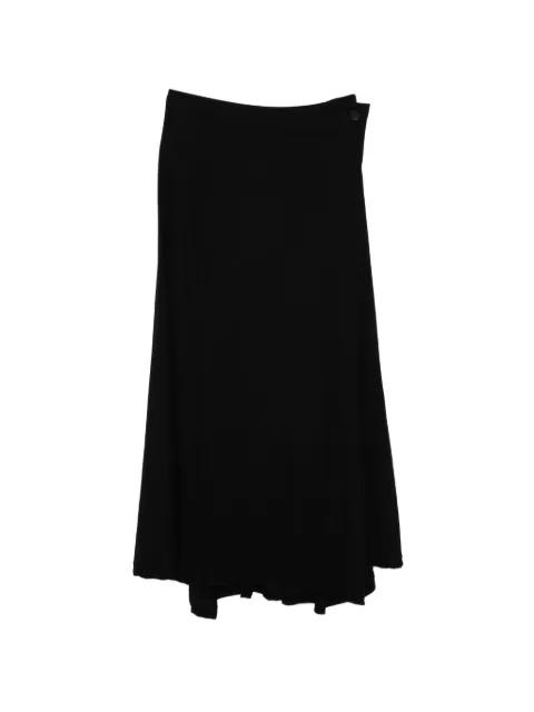 cotton maxi skirt by YOHJI YAMAMOTO