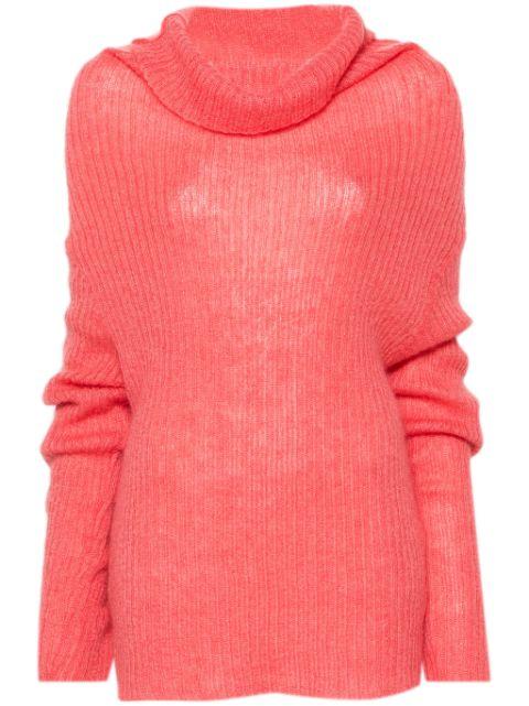 cowl-neck sweater by YOHJI YAMAMOTO