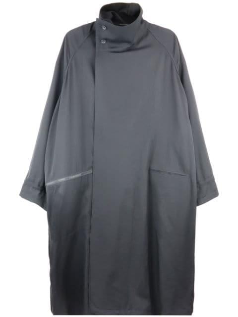 cross-zipper wool gabardine jacket by YOHJI YAMAMOTO