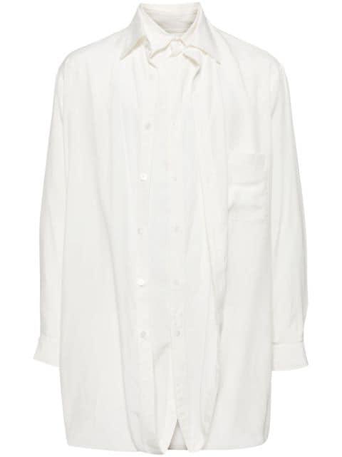 double-layered shirt by YOHJI YAMAMOTO