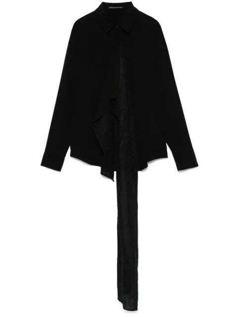 drape-panel shirt by YOHJI YAMAMOTO