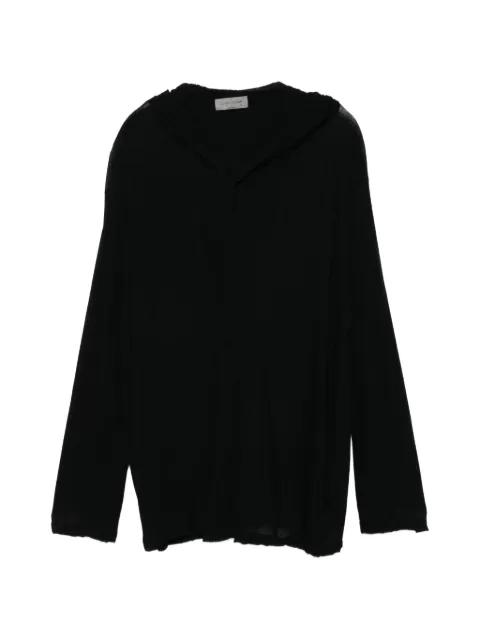 draped-detail jumper by YOHJI YAMAMOTO