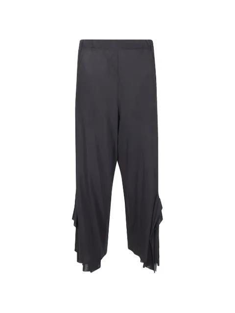draped-detail trousers by YOHJI YAMAMOTO